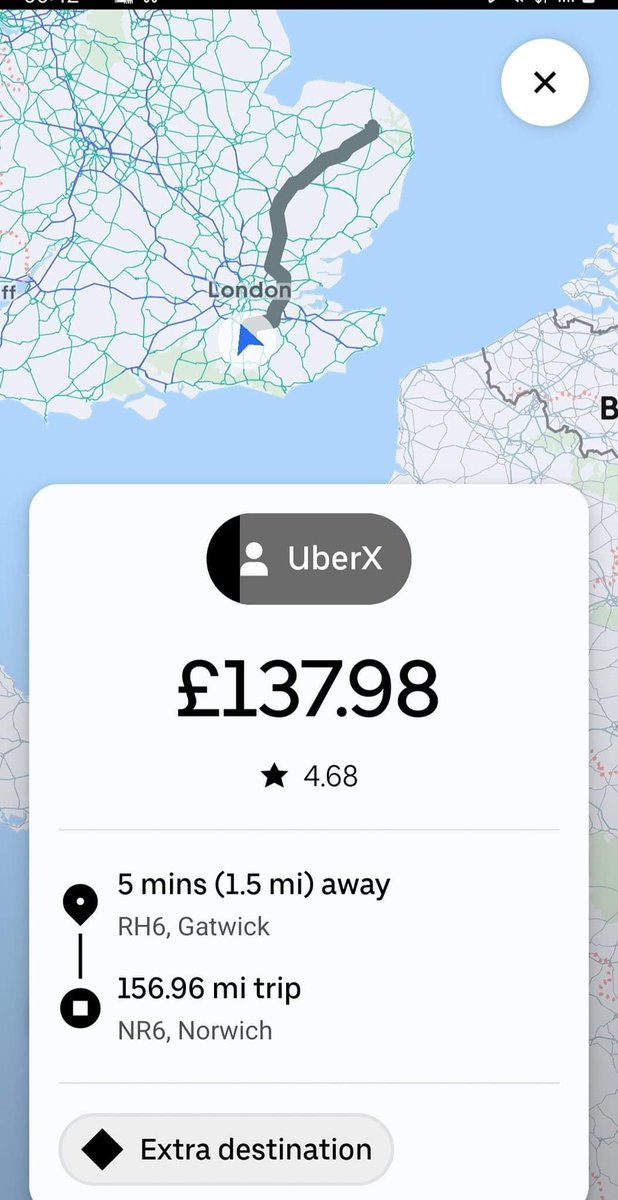 Neollazarus's tweet photo. @UberUKsupport @UberUK get your system sorted before you loose customer. And will you kindly explain this pricing?
#uber #ubercheats #uberuk #uberfails https://t.co/xpKOlHPndO
