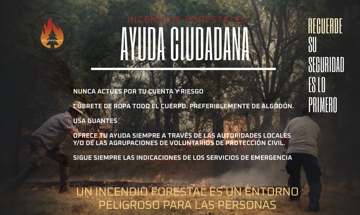El_Batefuegos's tweet photo. #IFVegalatrave #Zamora
#IFQuintanillaDelCoco #Burgos 
No vamos a decir que no defendáis lo vuestro.
Pero hacedlo coordinados por las autoridades y de forma SEGURA
- Protegeos https://t.co/9vMkGvEBUX