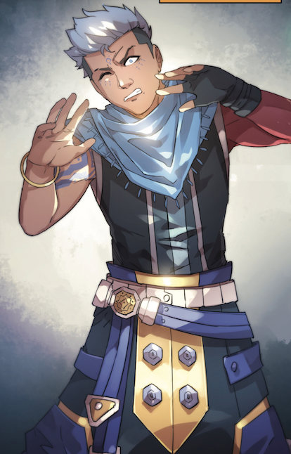 OmegaRaceLeaks's tweet photo. Images recently forwarded to @OmegaRaceLeaks from sources at Milestone One shows that Ozi has a variety of tattoos in the traditional Sand Clan style, more specifically the “Blue Men” (though @OmegaRaceLeaks cannot confirm Ozi’s affiliation with this secretive desert society). https://t.co/Z9QV4Skr4c