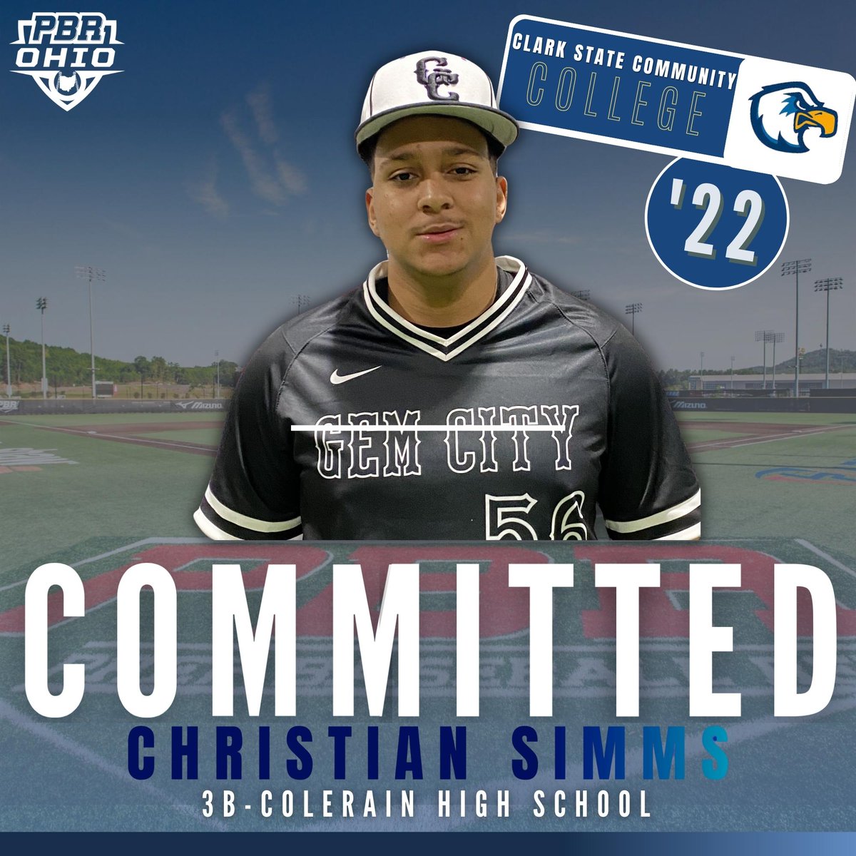 🚨Congrats to 2022 Christian Simms on his commitment to Clark State Community College. 🔐

Check out his profile here 👉 prepbaseballreport.com/profiles/OH/Ch…

<a href="/c_simms56/">Christian Simms</a>