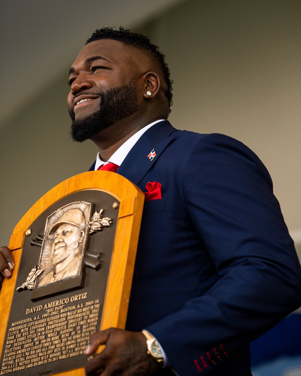 MarlinEstrella2's tweet photo. David Ortiz, una poderosa marca país! #MarcaPaisRD 🇩🇴 #BigPapi #Boston #DominicanRepublic #Cooperstown #ElDomi 🇩🇴 https://t.co/U2WXPG9xWe