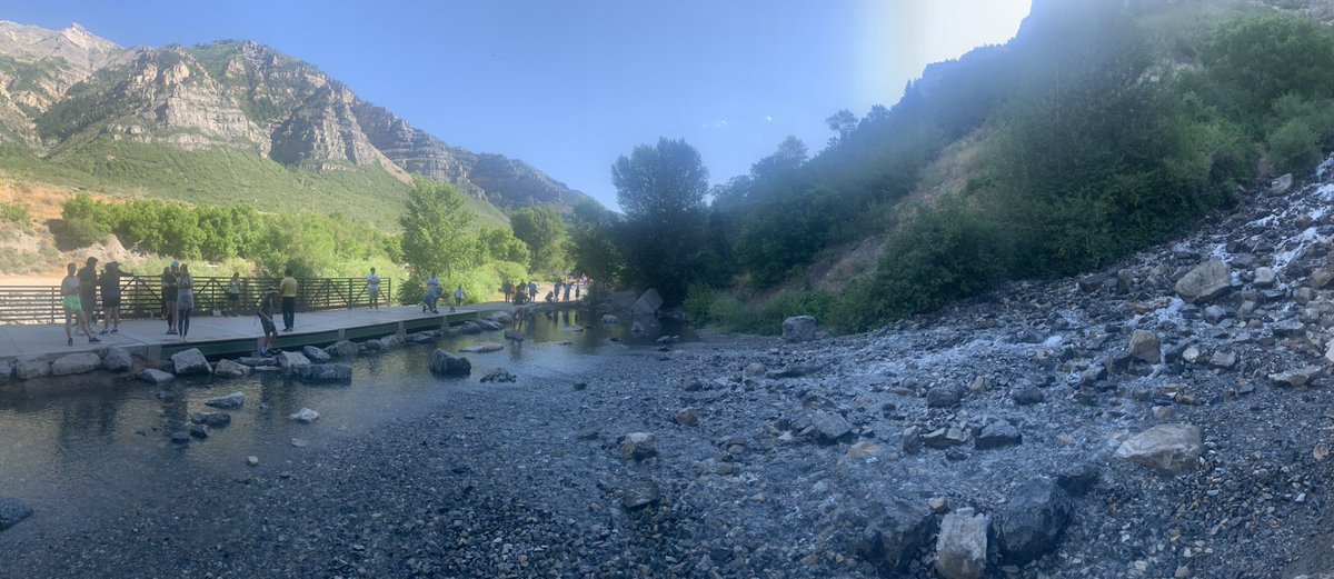 masayaj's tweet photo. Took my daughter to Bridal Veil Falls yesterday. Only a 30 minute drive from our apartment. Beautiful scenery and seems like just a taste of what Utah has to offer! https://t.co/B6ffZwSzfT