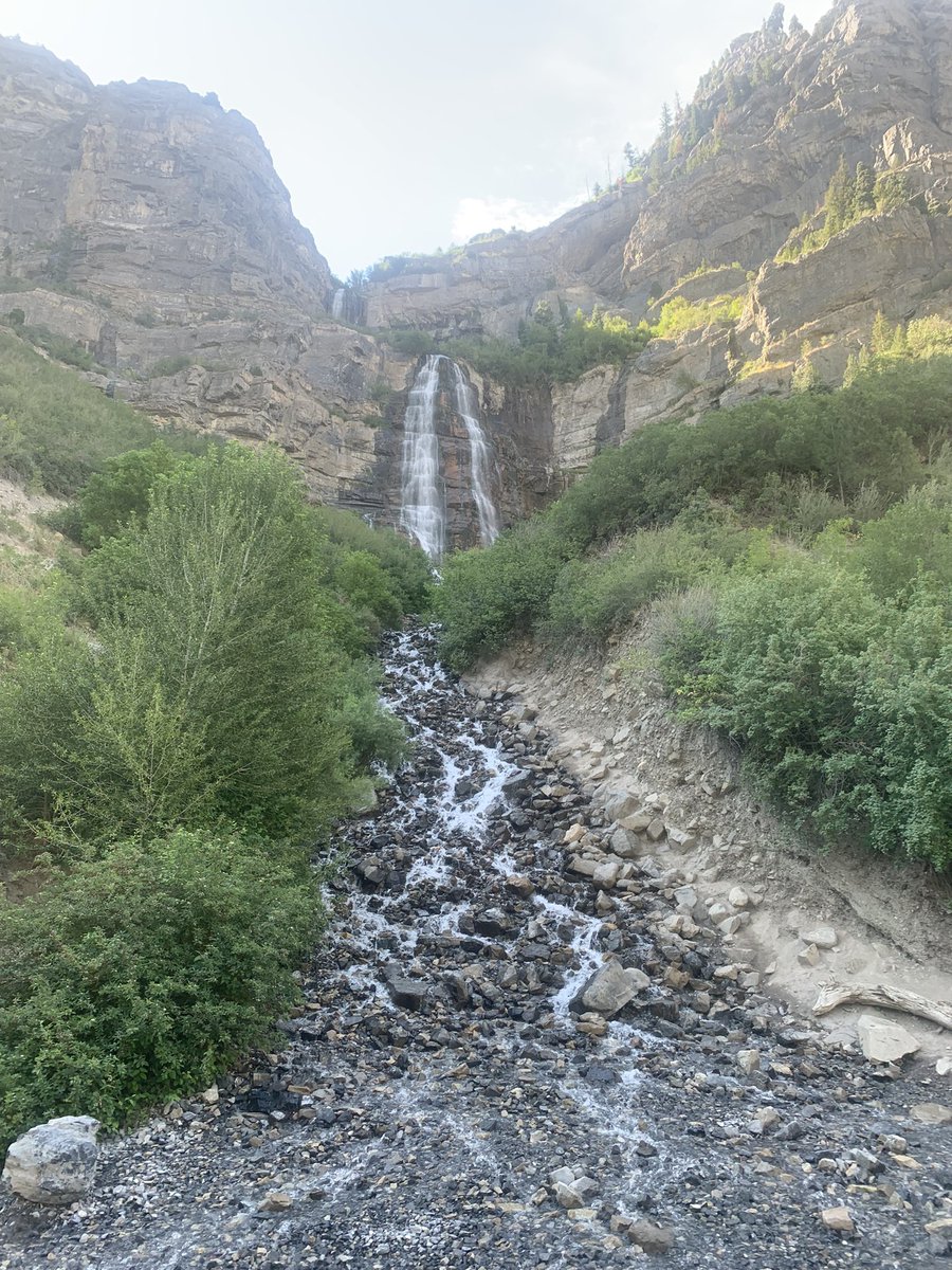masayaj's tweet photo. Took my daughter to Bridal Veil Falls yesterday. Only a 30 minute drive from our apartment. Beautiful scenery and seems like just a taste of what Utah has to offer! https://t.co/B6ffZwSzfT