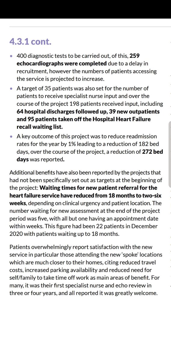 Donegal Heart Failure (@donegalhf) on Twitter photo Absolutely delighted to have our <a href="/slaintecare/">Sláintecare</a> project featured in the final report. A powerful acknowledgment of the teams hard work setting up this new service 👏👏👏
assets.gov.ie/230211/19829fa… Absolutely delighted to have our <a href="/slaintecare/">Sláintecare</a> project featured in the final report. A powerful acknowledgment of the teams hard work setting up this new service 👏👏👏
assets.gov.ie/230211/19829fa…