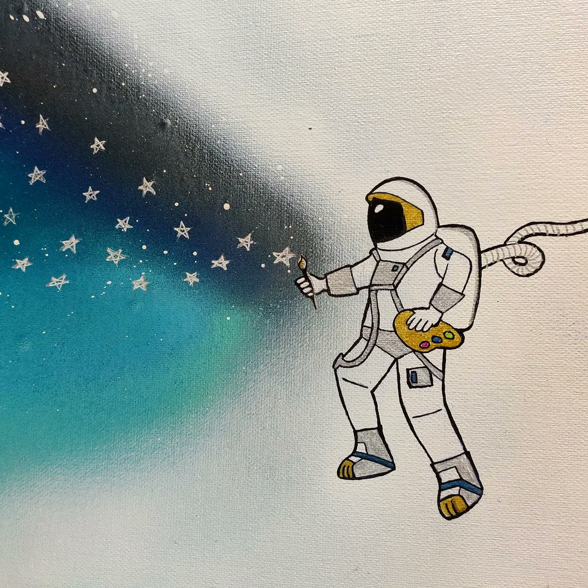 Cuando la noche esté oscura, recuerda que aún se pueden pintar estrellas