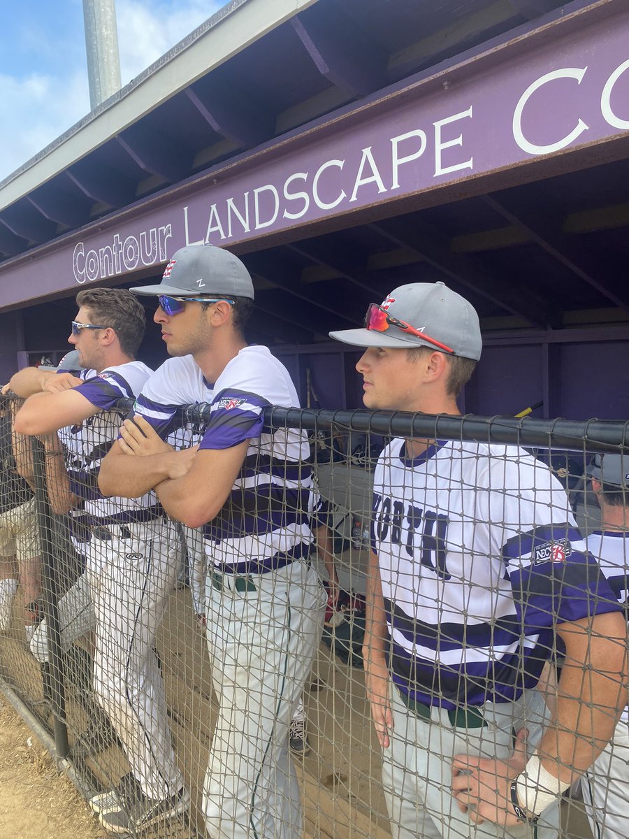 NeersBase's tweet photo. All star game has been a blast so far! Stephen DiTomaso represented VT well in the home run derby with eighth total long bombs. Gerry Siracusa, Tyler Cox, Tom Josten, Evan Fox and Brendan McFall all join him in today’s festivities as Northern All Stars. https://t.co/7EZyN50Dgh