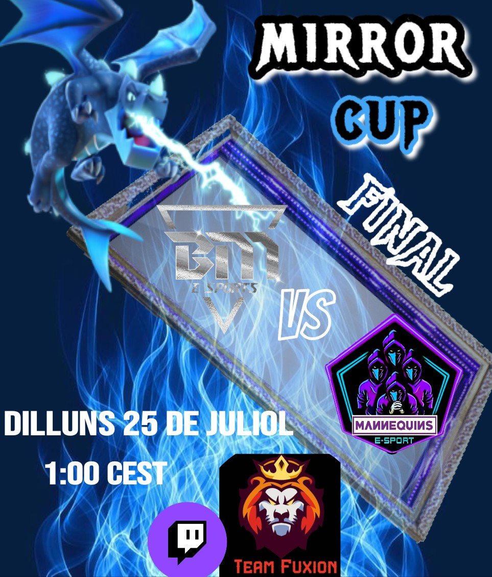 Lleida Ponent (@lleidaponent) on Twitter photo twitch.tv/teamfuxion en un ratito la gran final de la Mirror Cup <a href="/mannequins_e/">MANNEQUINS E-SPORT</a> vs <a href="/BlackMafiaCoC/">Black Mafia</a> ! Suerte❤️ twitch.tv/teamfuxion en un ratito la gran final de la Mirror Cup <a href="/mannequins_e/">MANNEQUINS E-SPORT</a> vs <a href="/BlackMafiaCoC/">Black Mafia</a> ! Suerte❤️