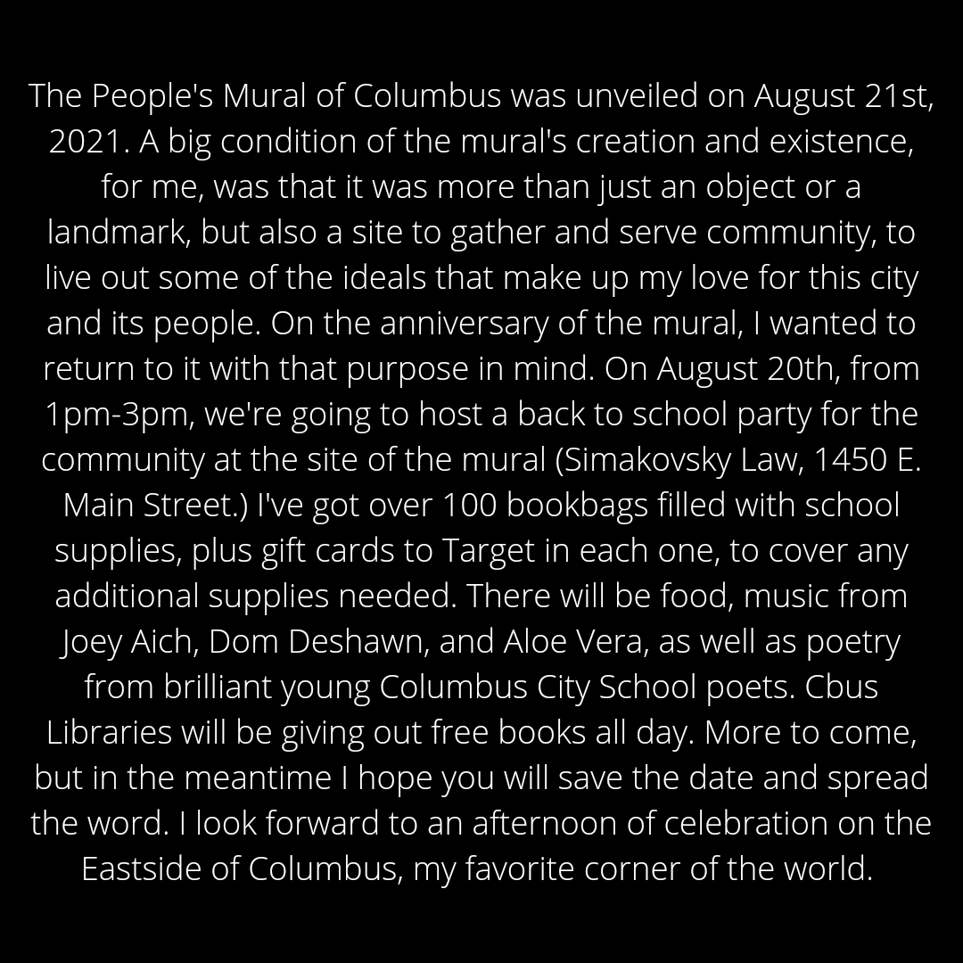 NifMuhammad's tweet photo. For Columbus (OH) folks --  proper flyer and all to come, but a note/statement of purpose for now. Very excited about this and I hope you'll come out &amp; spread the word: https://t.co/VpPqGcLypM