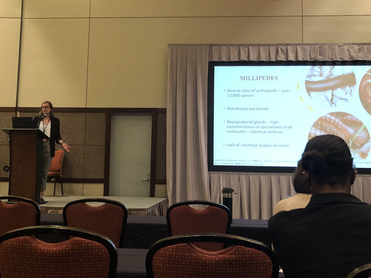 Lots of great science being presented at the ASP meeting by <a href="/VTChemDept/">Virginia Tech Chemistry</a> researchers in the Mevers lab and <a href="/GroupLowell/">Group Lowell</a>. @CarlaMenegatti gave a wonderful talk! <a href="/deeya_tweets/">Deeya Soin</a>, Lois, Paige, Caitlin, Zach, and Logan are presenting posters today! <a href="/pharmacognosy/">pharmacognosy.us</a>