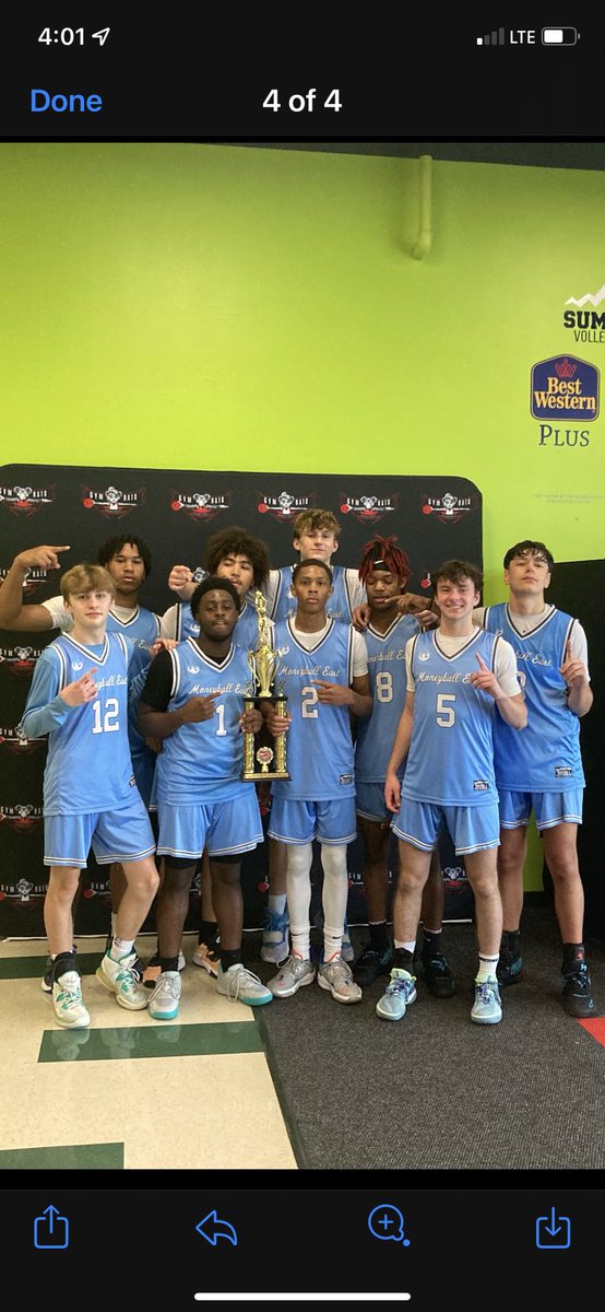 Congratulations to Moneyball East 17U on winning the Gold Championship at the <a href="/gymratsbball/">Gym Rats Basketball</a> GRBA National Championships. Game highs today. 
<a href="/Bradmit4/">Brad mitchell</a> - 24p
@a_tay23 - 17p 8r
<a href="/BlakeLiddell34/">Blake Liddell</a> - 13p 12r
@clark_camden3 - 11p
@cj_jackson1 - 10p 6a