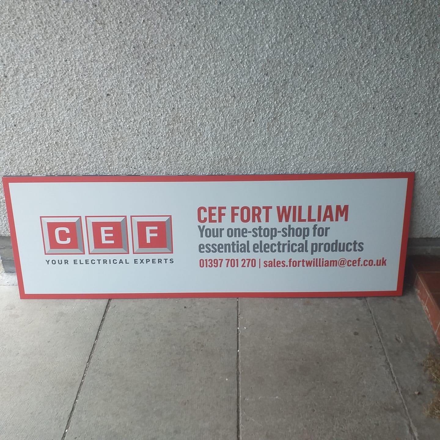 Fort William FC on Twitter "CEF Fort William are proudly sponsoring