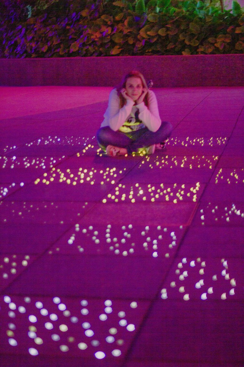 PixieDustVibes's tweet image. This is peak Disney Magic TO ME. The old random fiber optic walkway in Epcot. It’s not tied to IP, it’s not there to make money… it’s just there to be wonderful, magical surprise at night.