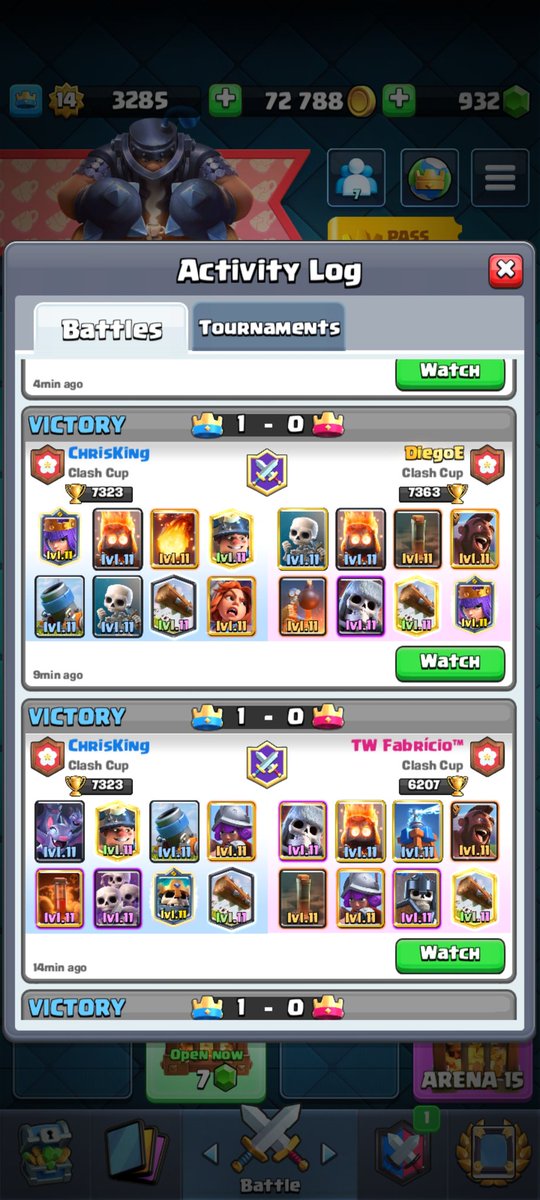 itsmeChris50's tweet image. Another Win with @ExAnimo_Germany in @ClashCupCR 

Interesting matchups today. 

Learning mortar from @PedrotmClash streams