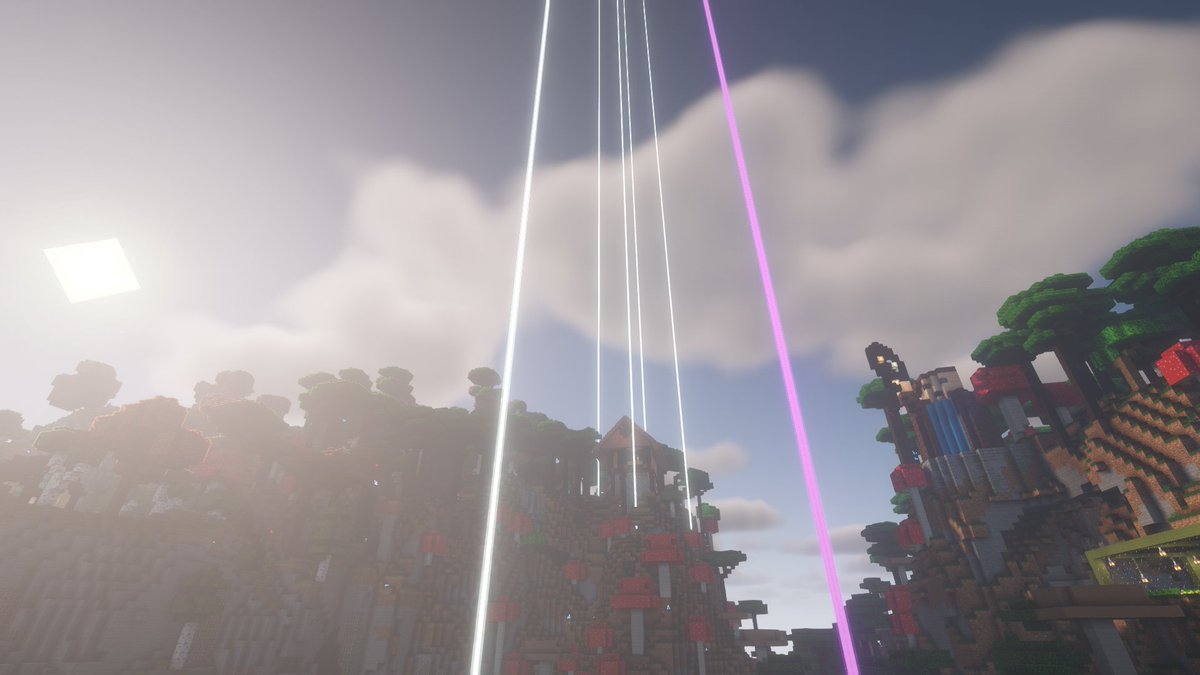 DimensionalOri1's tweet photo. These were all built last week during @Sayomina1 38 hour charity stream in remembrance of TechnoBlade.
During the stream we did hit the goal to upload the world download and mod pack, so you'll be able to see them for yourselves at the end of the month. https://t.co/HBEIkcfukI