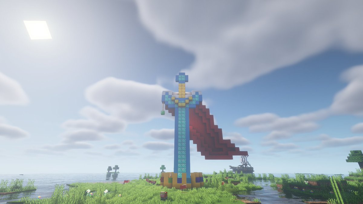DimensionalOri1's tweet photo. These were all built last week during @Sayomina1 38 hour charity stream in remembrance of TechnoBlade.
During the stream we did hit the goal to upload the world download and mod pack, so you'll be able to see them for yourselves at the end of the month. https://t.co/HBEIkcfukI