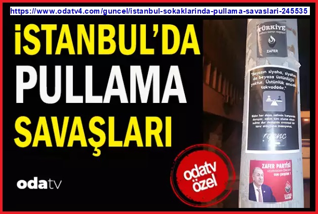 İSTANBUL SOKAKLARINDA PULLAMA SAVAŞLARI
İstanbulSokaklarında ZaferPartisi GönüllüleriyleMülteci Taraftarlarının GerillaPazarlama, Pullama MücadelesiYaşanıyor. Polis Ve Bekçilerin DâhilOlduğu Kovalamacada TaraflarZamana KarşıYarışıyor. 
© #medyagunebakis.com, #ToplumsalMuhalefet,