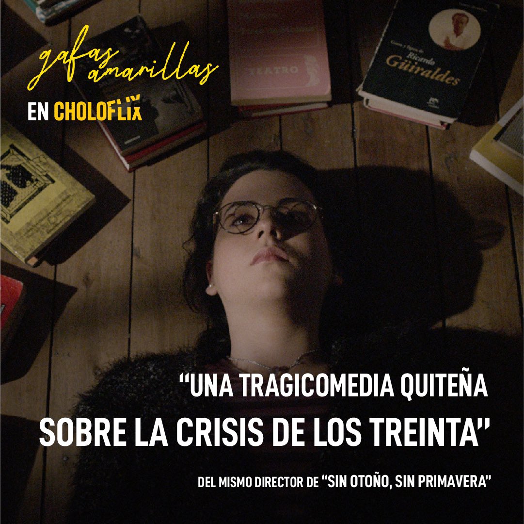 choloflix's tweet photo. ¡Feliz domingo!! Aprovechen un día con familia y amigos para ver GAFAS AMARILLAS de @ivanmoramanzano en Choloflix por tan solo 2,99$ 🤩

Solo en Ecuador https://t.co/BNbUCXugPb

#choloflix #choloflixec #streamingecuador #cineecuador #cine #streaming #movies #moviescenes #film https://t.co/mnXGnYWxQL
