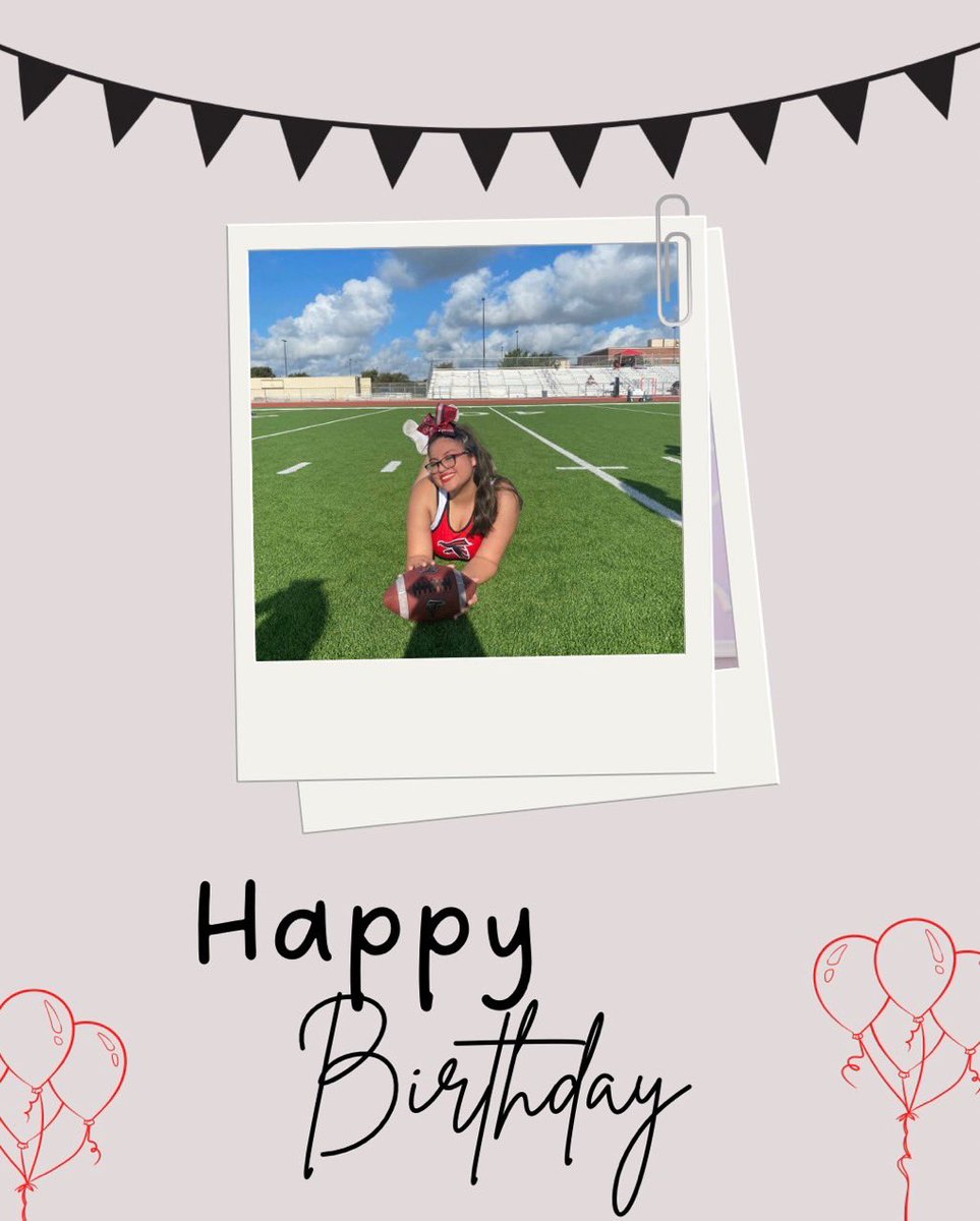 Happy birthday to Varsity cheerleader and JV Captain Angelina! Wishing you the happiest 18th birthday! 🥳