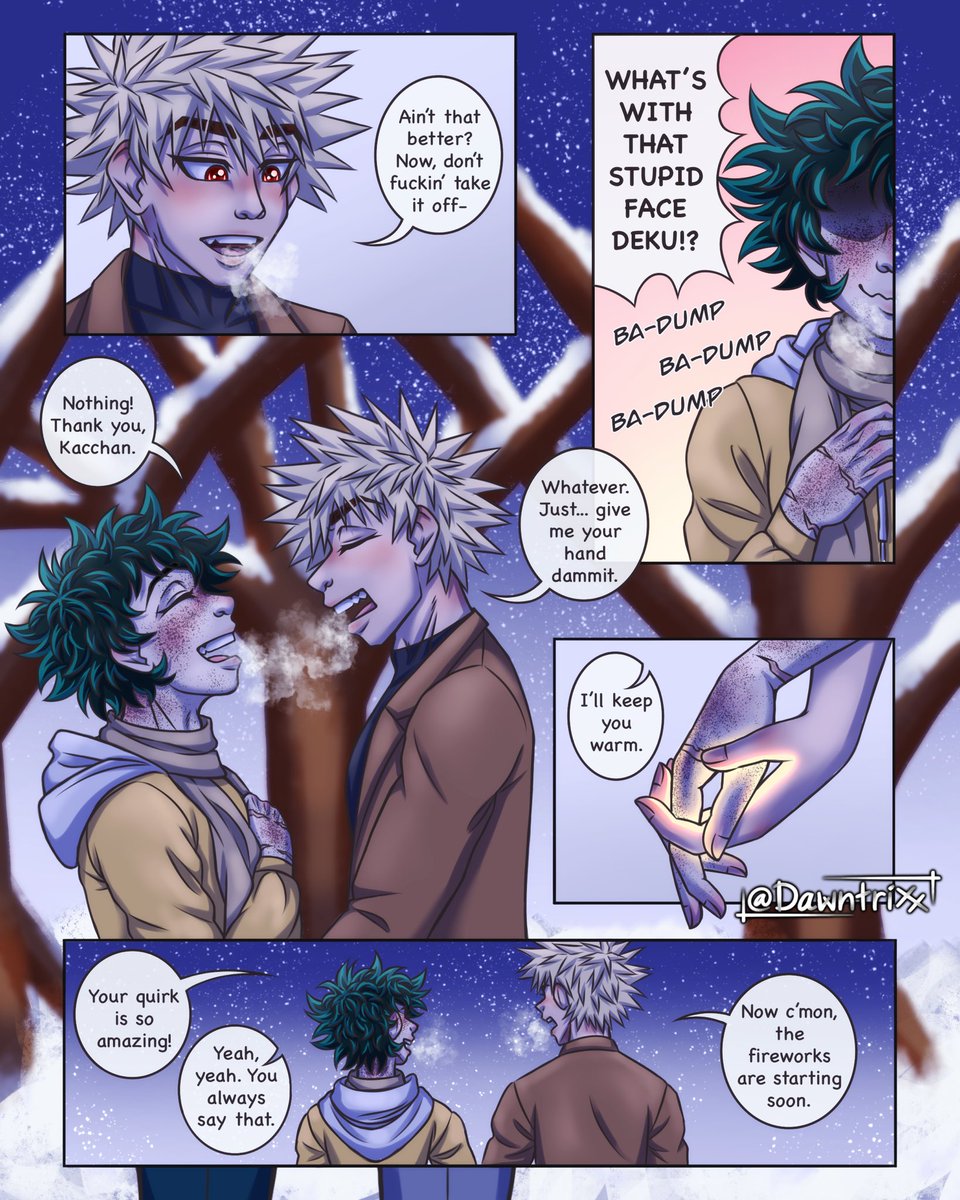 dawntrixx's tweet photo. #Twinstarsweek2022 Day 0: Free Day. I didn’t have anything planned for this day, so take this 8 month old comic that I never posted. #bakudeku #katsudeku #bkdk #ktdk https://t.co/b8aft6OhVv
