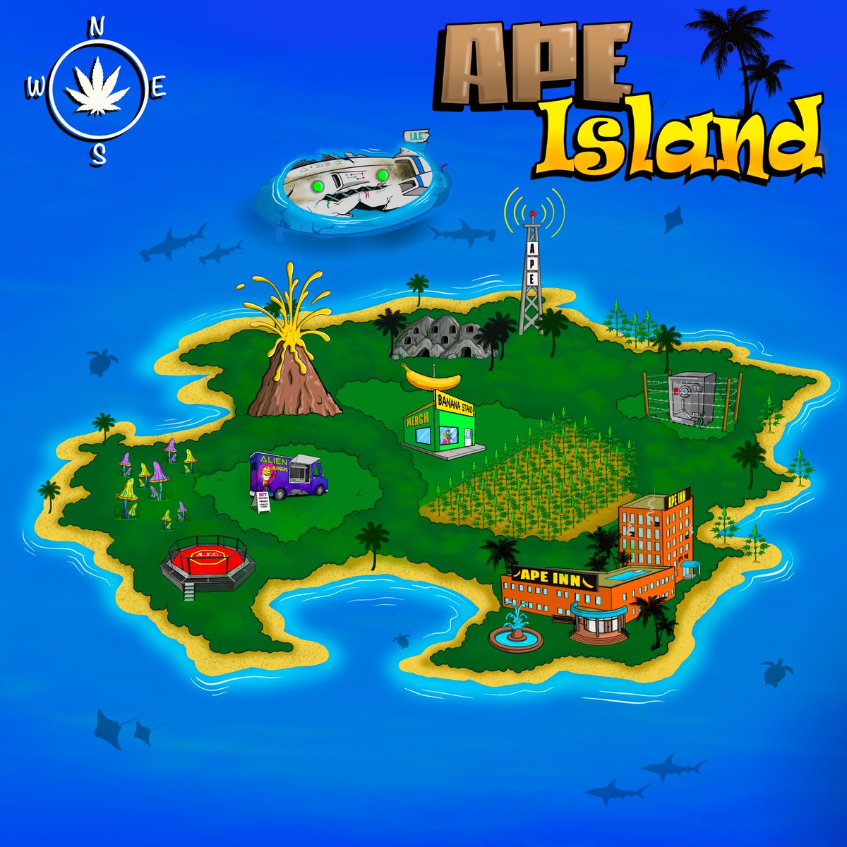 Incoming transmission - - - IAC mothership has crash landed off the coast of a remote Island in the Pacific Ocean - - - #HigherCircle #ApeIsland #AlgorandNFTs 

What is coming next?

#HAC #ALGOFAM
