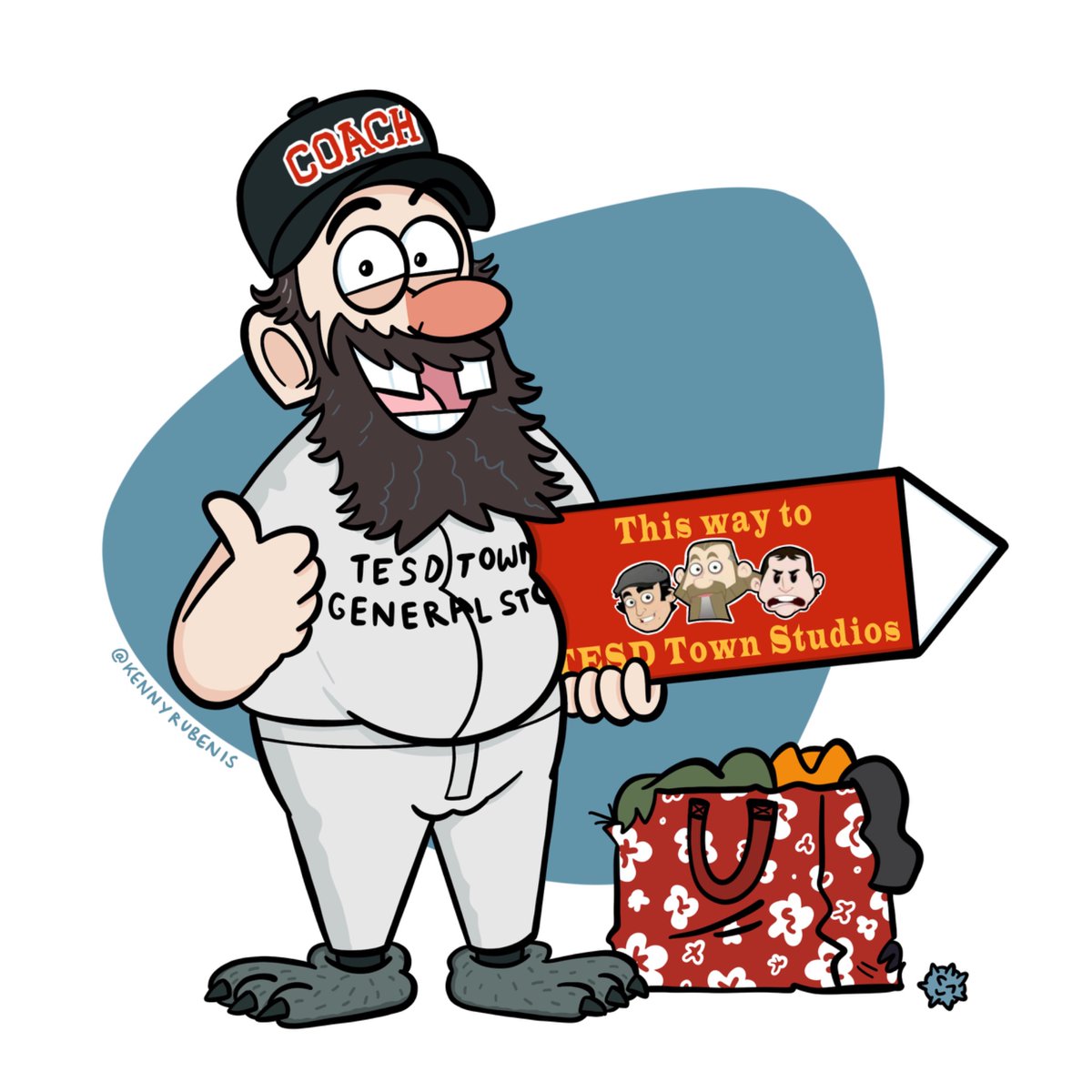 Tesdtown's tweet photo. Get to know TESD Town Studios' Office Coach!! Git'em Steve-Dave!!
Check out the video only on TESD's Patreon!
https://t.co/RTMnpTVotV
Artwork by: Kenny Rubenis @kennyrubenis
@sundayjeff @GitEmSteveDave
#TESD #tesdpatreon #TellEmSteveDave #gitem #officecoach #Lifestyle https://t.co/cOBZnZu77w