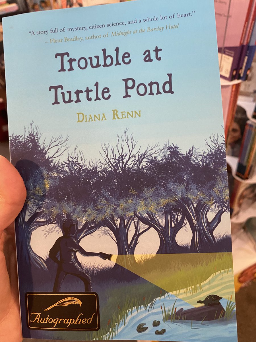 dianarenn's tweet photo. Signed copies of TROUBLE AT TURTLE POND at ⁦@ThirdPlaceBooks⁩ Seattle! https://t.co/FBXeXVR6ck