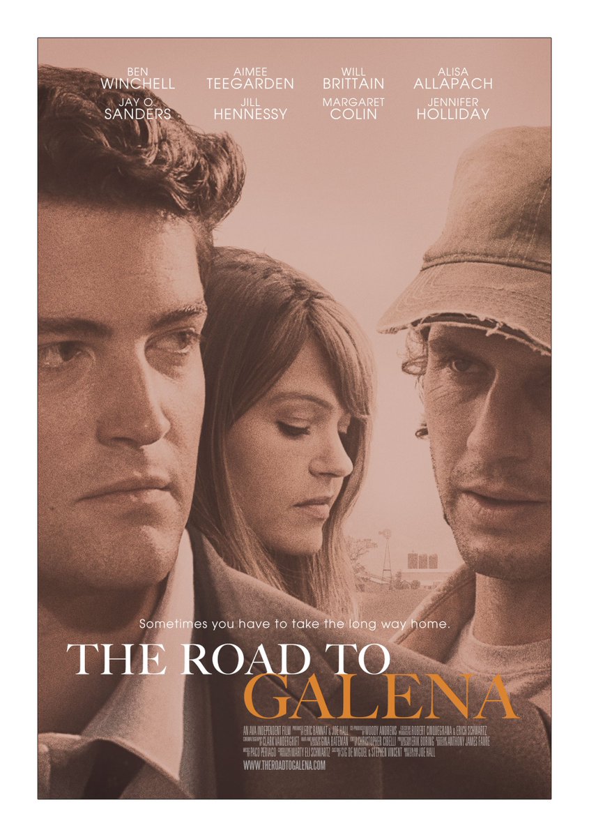 "Emotionally charged...nothing short of beautiful" - Bain's Film Reviews. Make tonight a #movienight. Watch #TheRoadToGalena. theroadtogalena.com/tickets