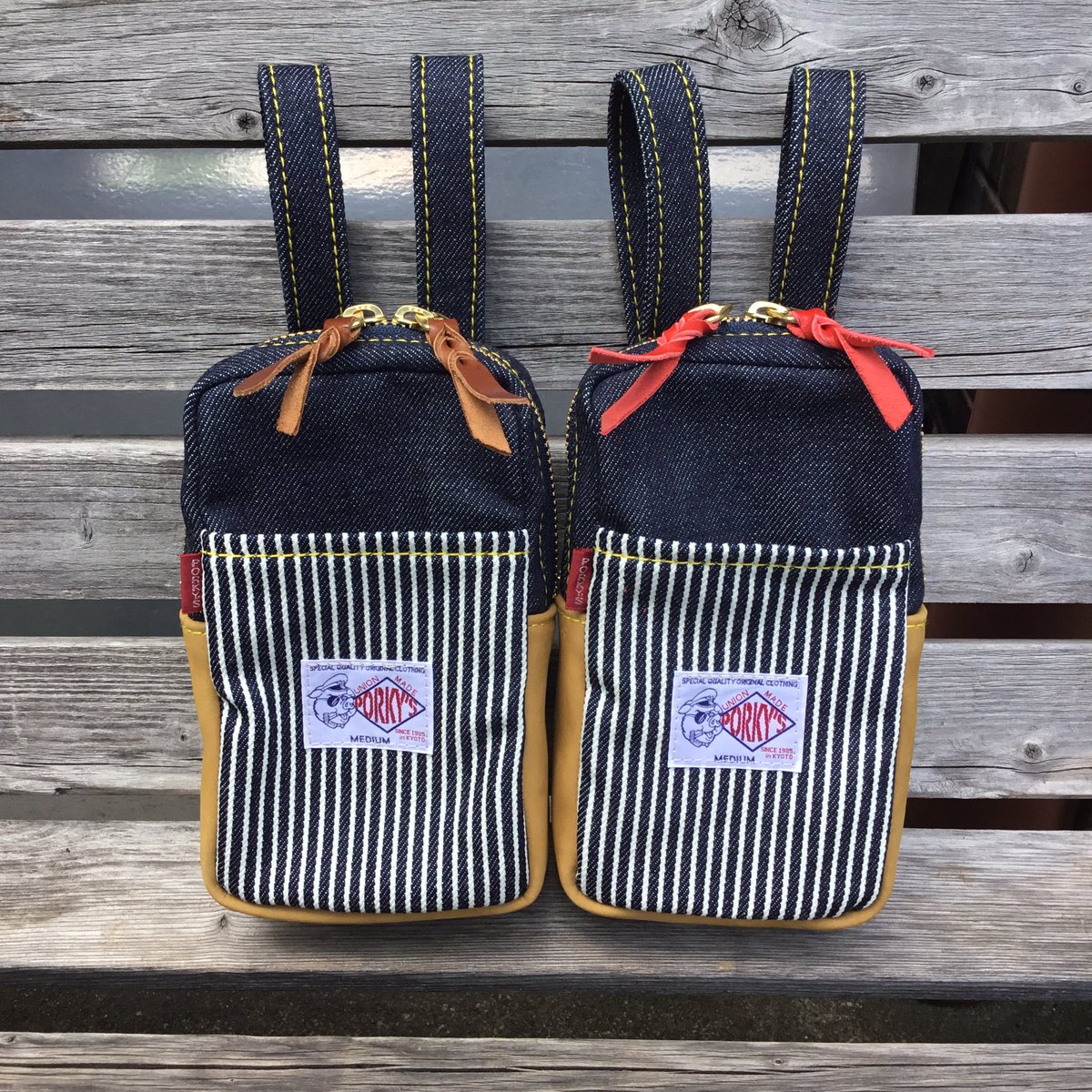 入荷情報！ Porkys Original「Original Belt Bag」¥7700 Denim Denim