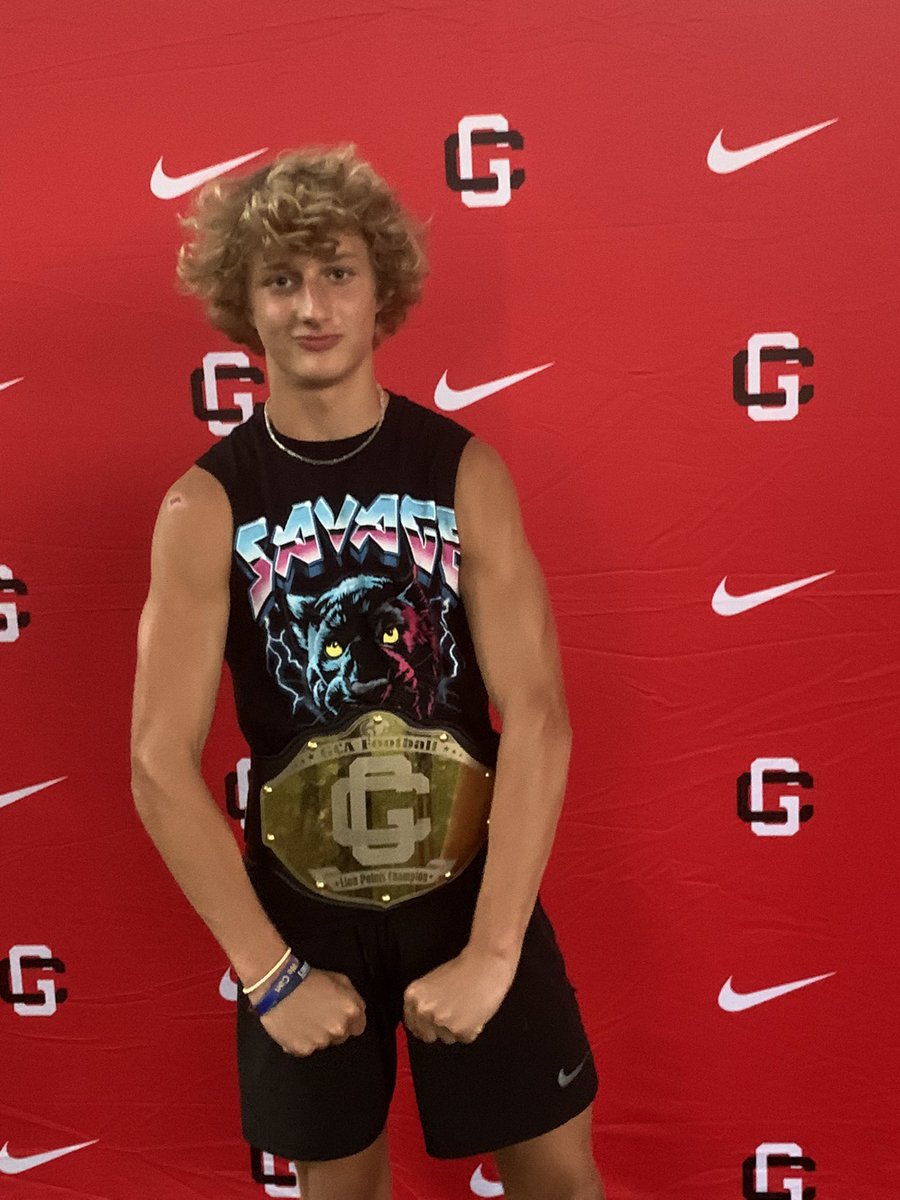 GCALionsFB's tweet photo. Presenting your 2022 Lion Point winner…Tucker Wolf! #FAT #TwoByFour https://t.co/TfvkBYJJ6q