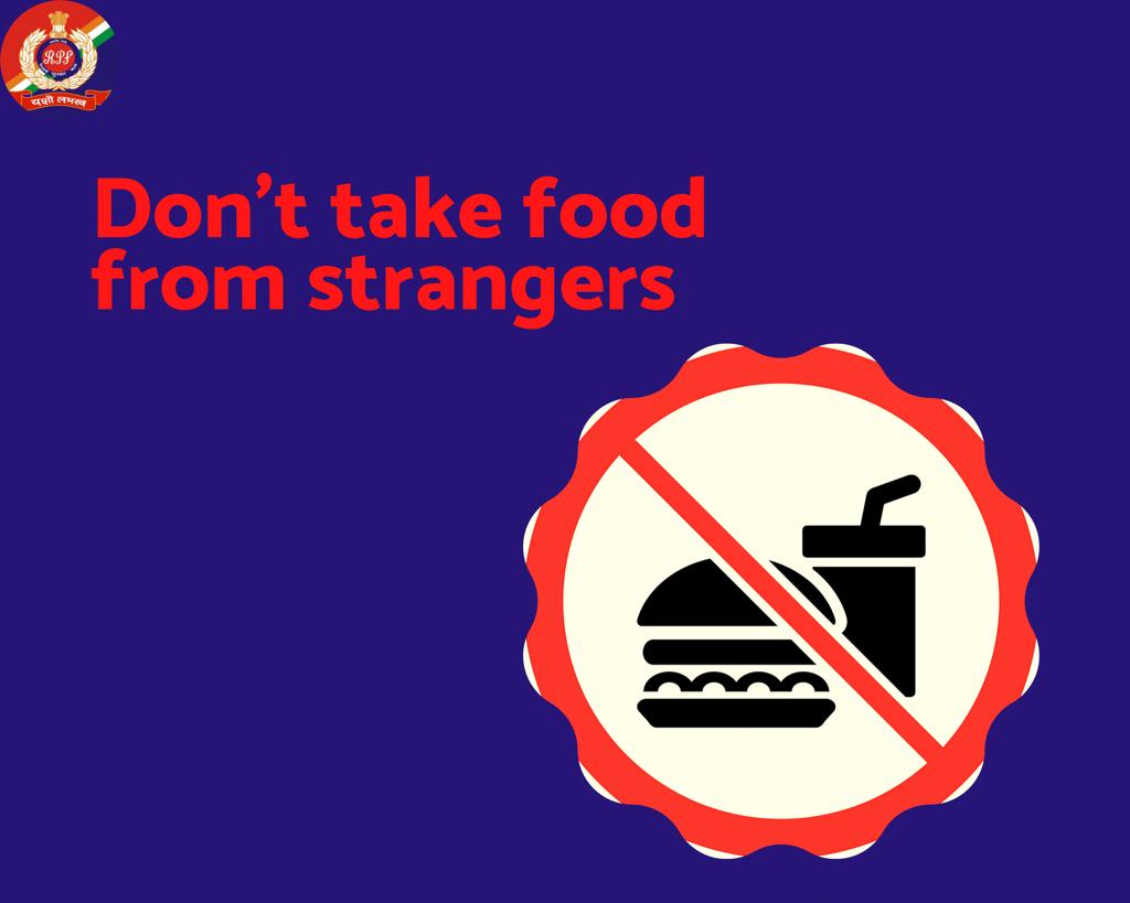 rpfnr_'s tweet photo. *Do not take food from https://t.co/V8FwdaBsiz can put your life in danger.*

#nofoodfromstrangers
#fightagainstdrugging
#RPFwithyou 
@RPF_INDIA @AshwiniVaishnaw @GM_NRly @RailMinIndia https://t.co/ULAjxmiqku