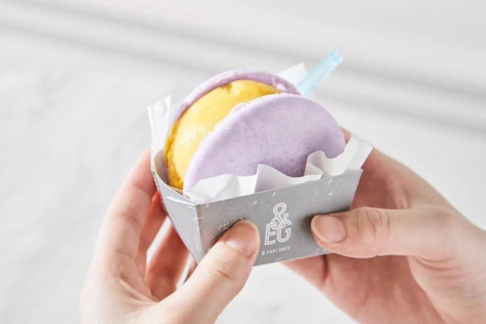 紅茶好き必見！アールグレイ専門店が贈る「マカロンジェラート」！！