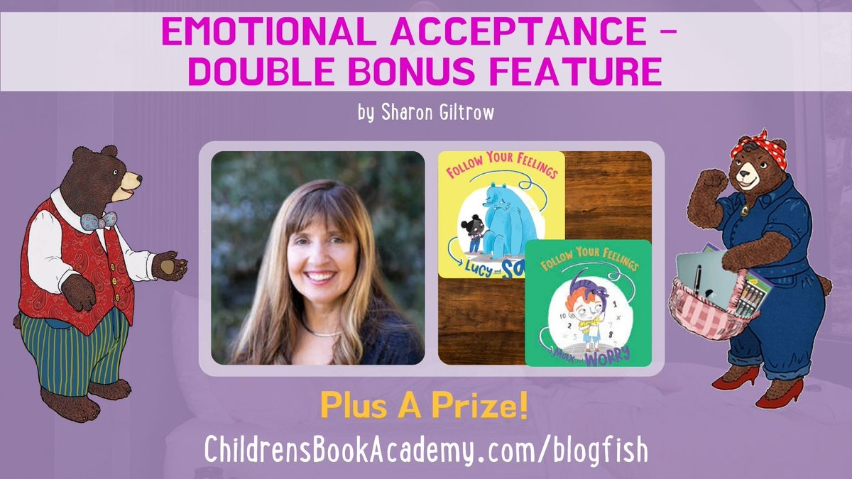 Emotional acceptance champion Kitty Black @KittyBlackBooks teams up with the spectacular Jess Ross in an emotional literacy series through @AffirmPress Read & comment on Sharon's blog post and you might win a copy of either LUCY AND SAD or MAX AND WORRY! childrensbookacademy.com/blogfish