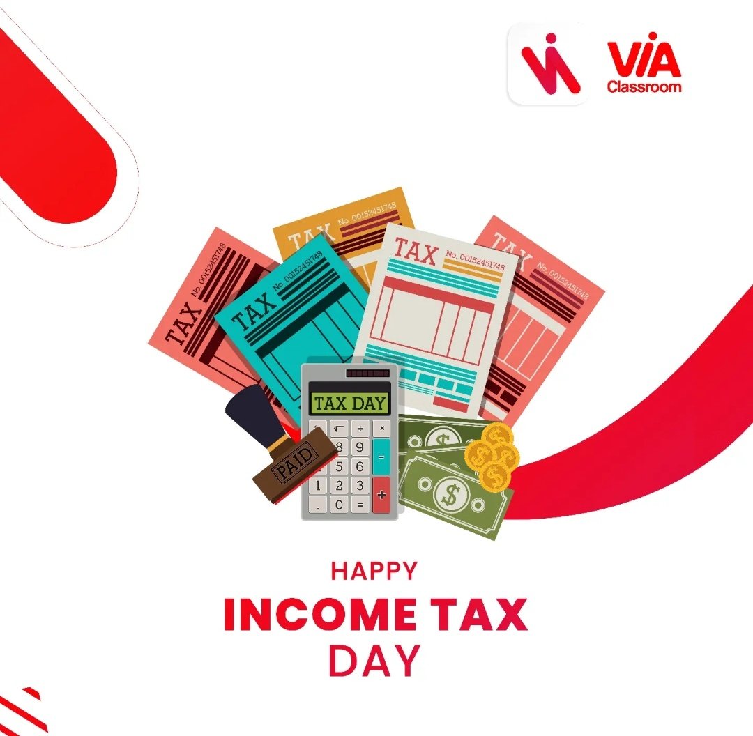 viaclassrooms's tweet photo. Saluting all the Indians whose honest contributions has brought the country this far! Let us continue the good work and build a nation like no other!

Contact us -9633730966
Info@viaclassrooms.com

#Incometaxday #TriviaQuiz #ACCAonlineCourses  #CMA #IFRS #Courses #VIAclassrooms https://t.co/ktrCQ3HO1j