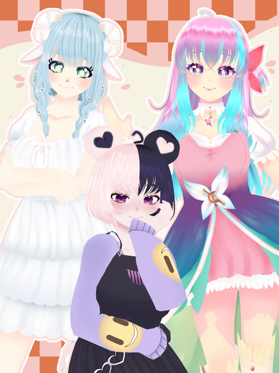 Abro 2 cupos para comis de modelos vroid!✨

Esto por problemas económicos ;;
Igual las comis de blendshapes y/o expresiones siguen abiertas <3