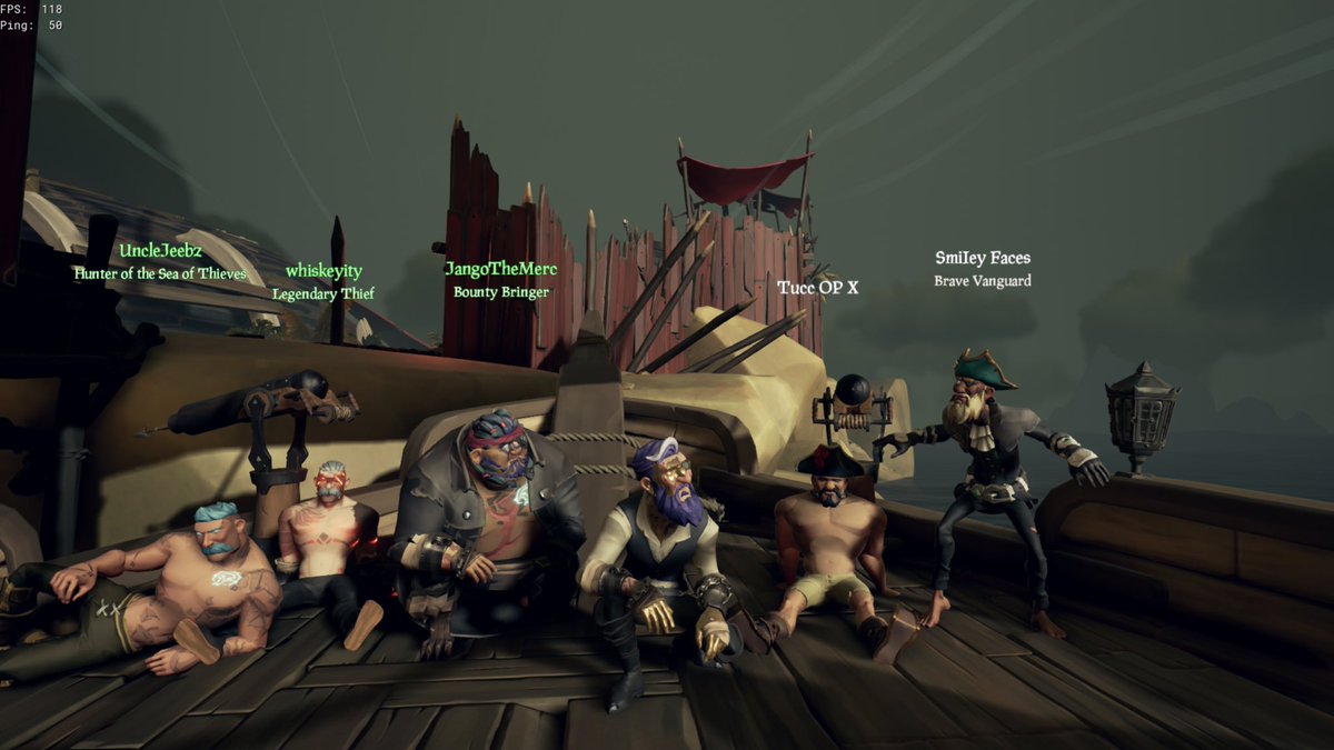 JangoTheMerc's tweet photo. Ran into #SloopDeluxe on the seas the other day! Always love meeting cool pirates!
Screenshot by Captain Stickybeard himself: @xxNiNjASHixx https://t.co/b2qva5ShmN