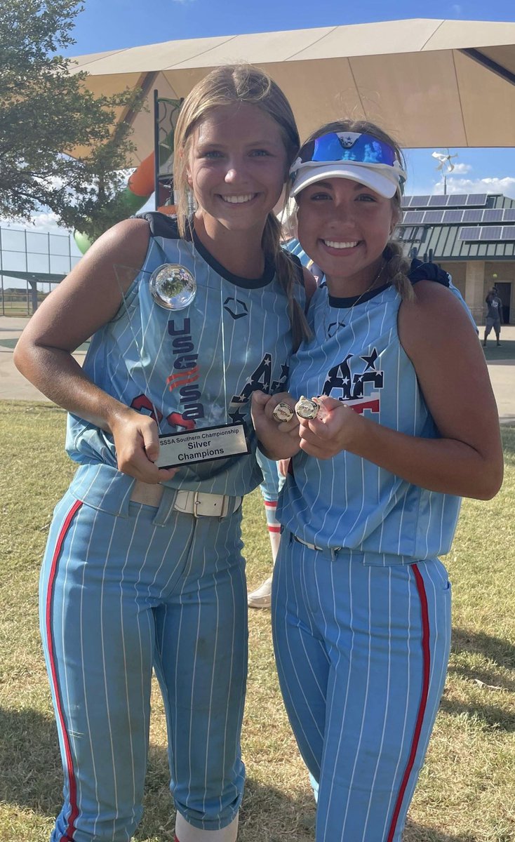 FIVE games in one day to WIN some hardware! These two <a href="/VAPantherSB/">Van Alstyne Softball</a> BALLERS have P.A.N.T.H.E.R. #GRIT! #WIN #TPW #WTD
