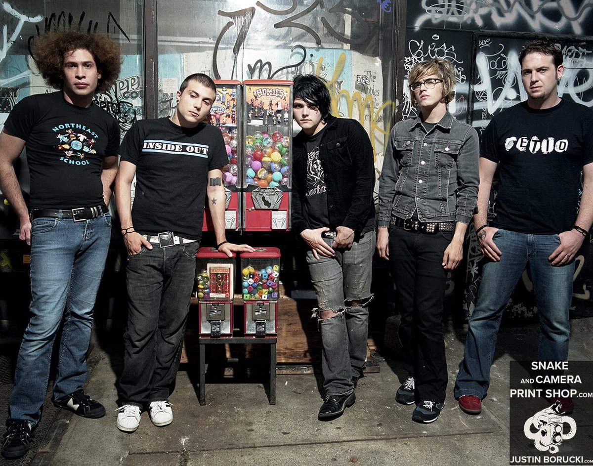 My Chemical Romance photographed by Justin Borucki on East 7th