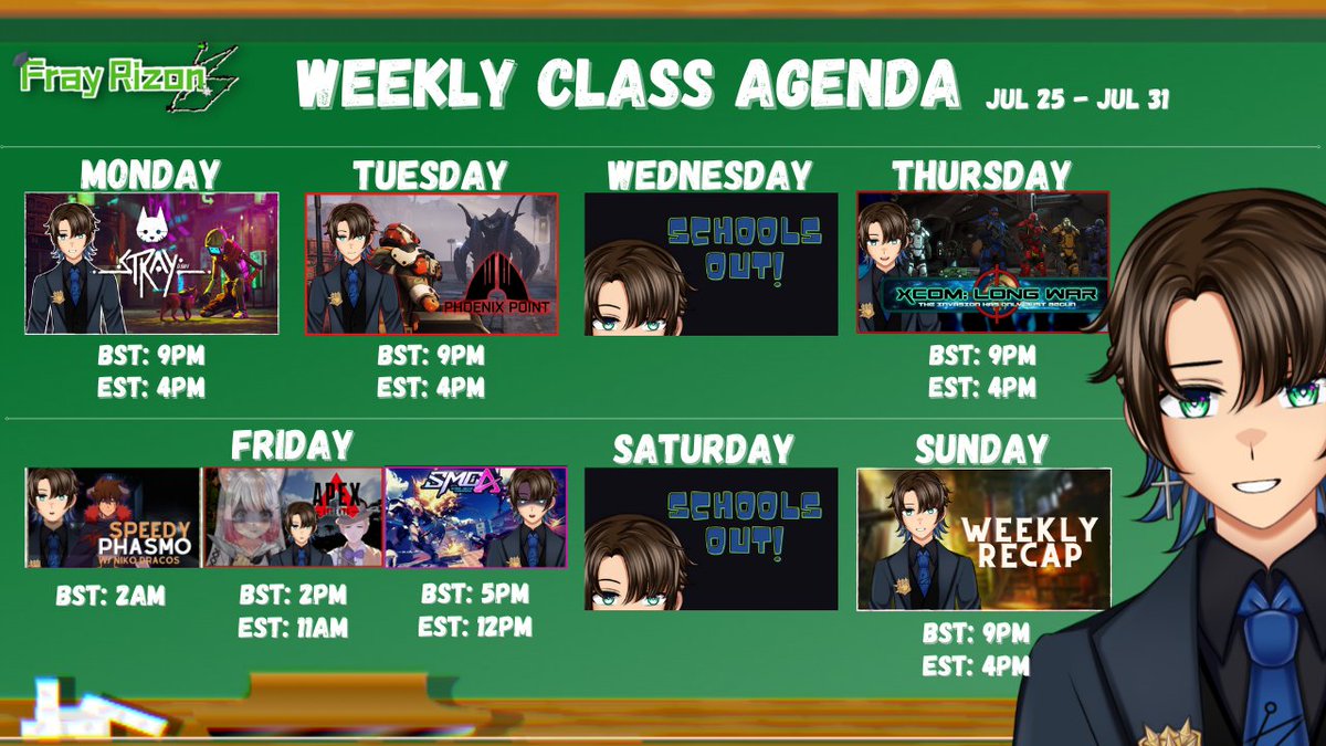 PhantomOuma's tweet photo. ❇️S2 Week2: New Titles incomming!❇️
We have a super busy week planned! I hope there is a something for each one of my amazing #Frapprentice!
I can't wait to see you all for class!
#Vtuber #ENVtuber https://t.co/CJe4G866jj
