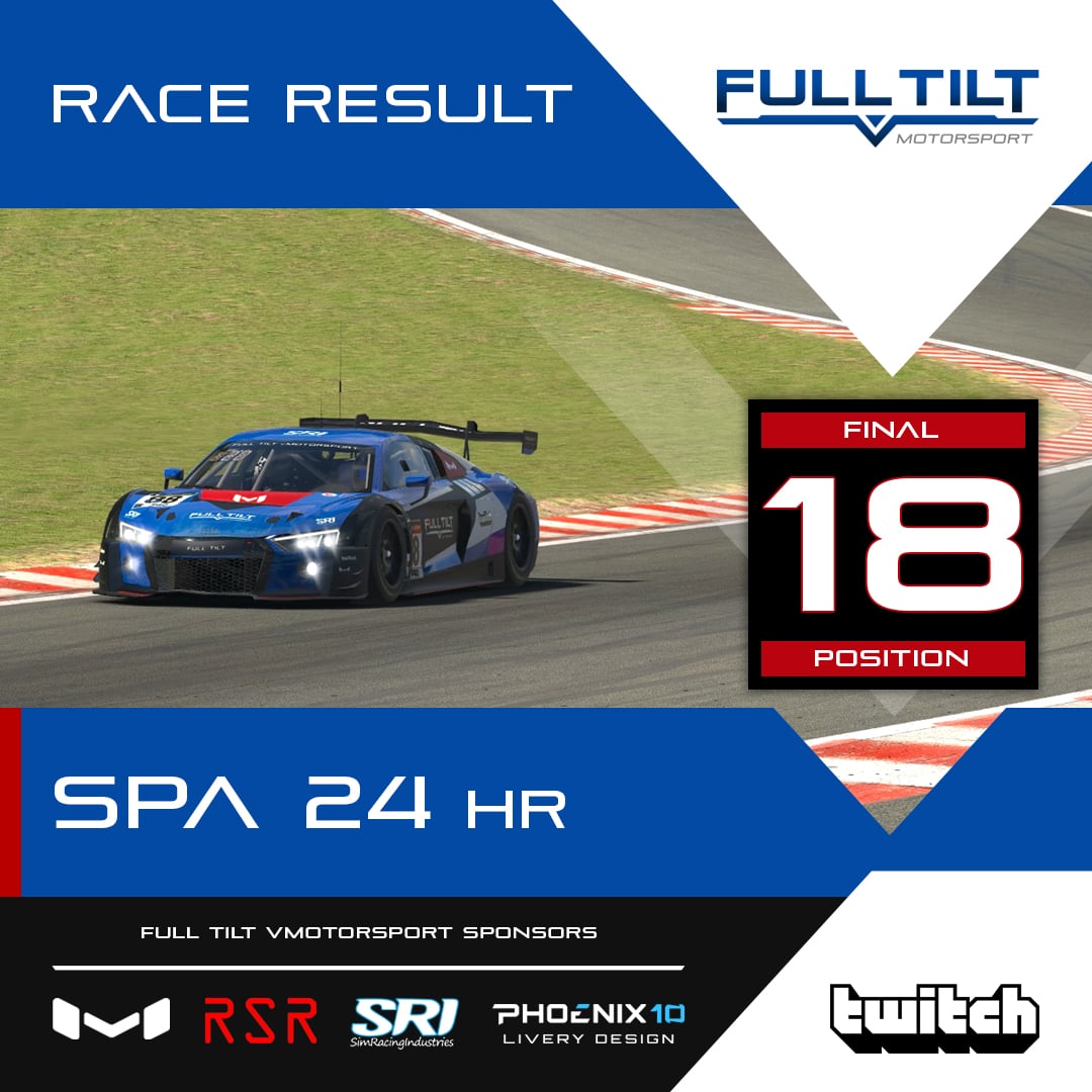 Full Tilt vMotorsport tweet media