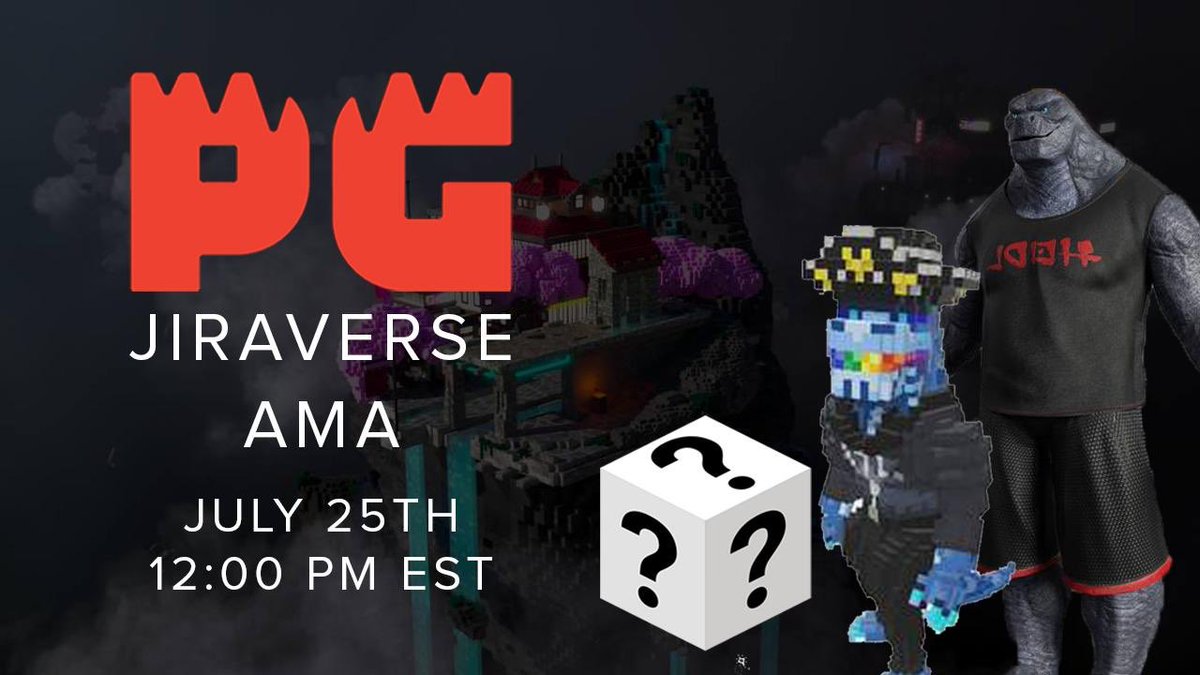 Join the @PGodjira team to learn more about the Singapore event and PG Jiraverse drop.

Like and RT this post to be selected for a free drop.