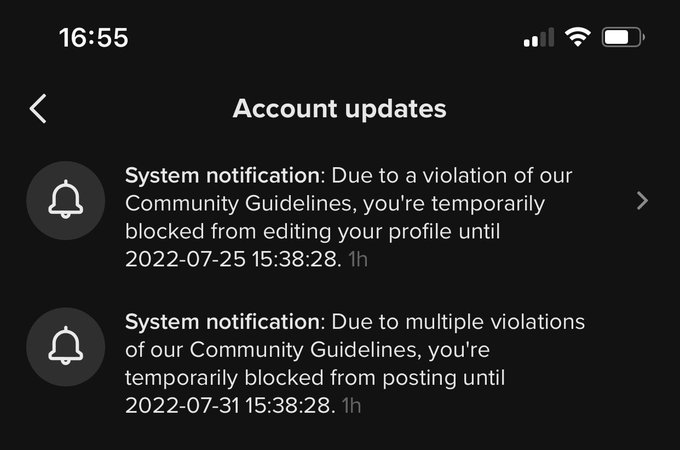 i&rsquo;m in tikt0k jail again for a week. idek what i&rsquo;m doing wrong man https://t.co/wTDH4yLwnL<a href="/tag/throne"class="tags"><span>#throne</span></a><a href="/tag/wishlist"class="tags"><span>#wishlist</span></a>