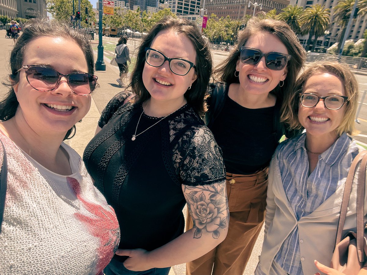 cjdevrieswrites's tweet image. Once upon a time, a writing witch @BiancaM_author matched up four unsuspecting writers for a critique group. This weekend, they met in person for the first time at @SFWC and knew their connection was nothing short of magic. Thank you, Bianca! ❤️❤️❤️