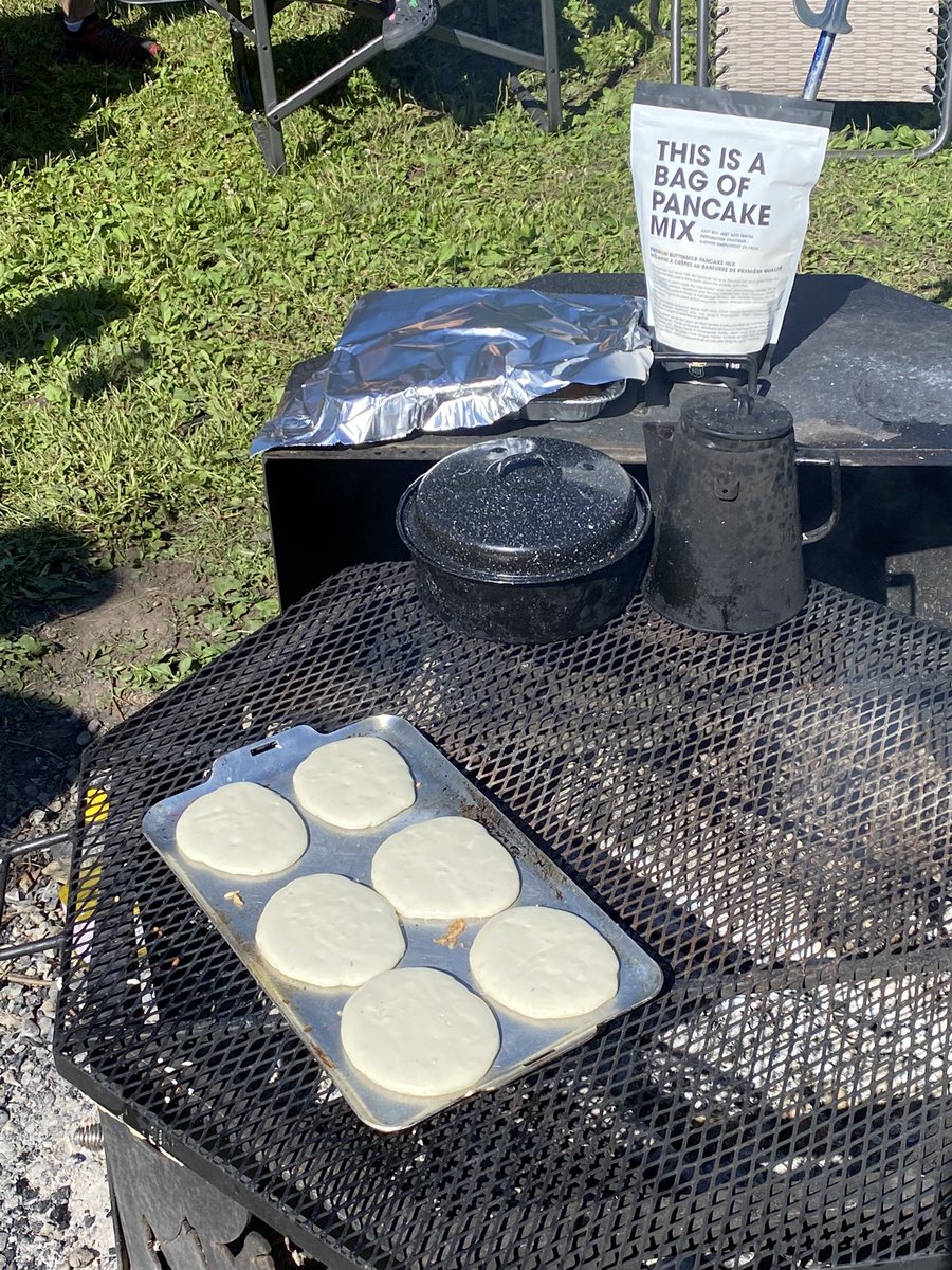 Camping wouldn’t be camping without the <a href="/ParrishHeimbeck/">Parrish & Heimbecker, Ltd</a> pancake mix!  Thanks <a href="/erinlewis25/">Erin Lewis</a> !