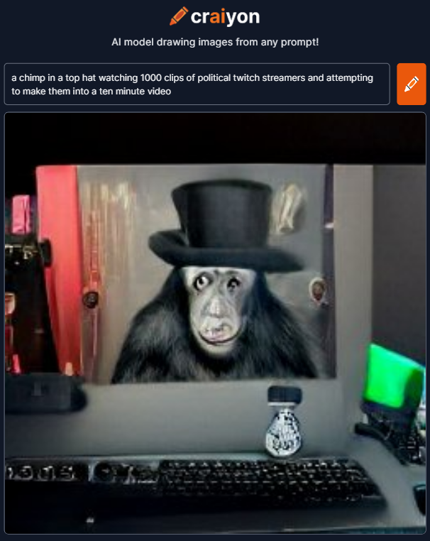 TopChimpClips's tweet image. Downloading last week's clips now and will watch them on strim.