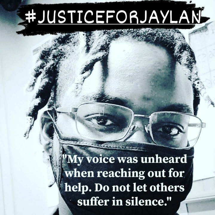 JusttheQ's tweet photo. https://t.co/0Eox8yxID6

#justiceforjaylan
 #mentalhealthawareness 
#socialjustice
 #policereform
 @reverendwarnock
 @staceyabrams
 @thereval
@shaunking https://t.co/D7yata1mQ7