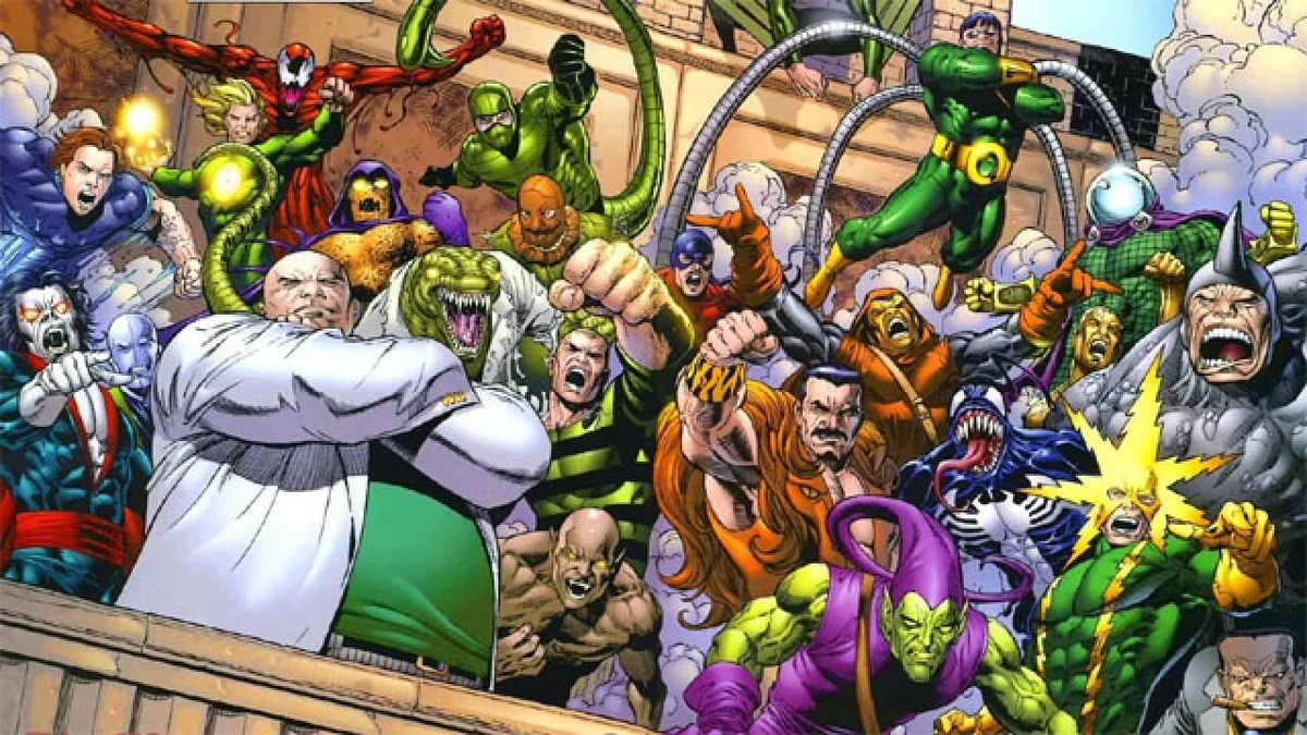 ScreenRogue's tweet photo. Batman and Spider-Man undoubtedly have the best villains in all of comics but who’s your favourite for each character https://t.co/HOgS5syM59