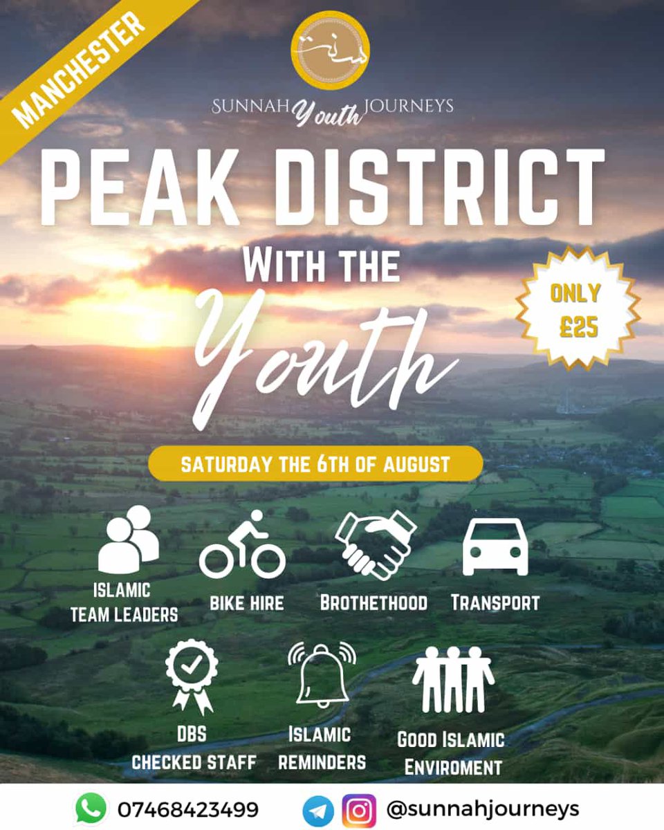 Sunnahjourneys's tweet photo. Sunnah Youth Journeys' first ever trip!

It's going to be a legendary one! 

Tell your cousins, neighbours, younger siblings!

WE WANT TO SEE YOU THERE! https://t.co/FIgEyzCM6H