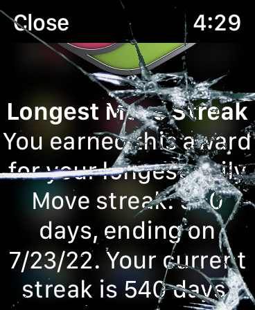 CKEveland's tweet photo. After 540 days, ending with the @HighLonesome100, it's time to break this streak with a day of rest. 😴 https://t.co/RzIWrmlFJw