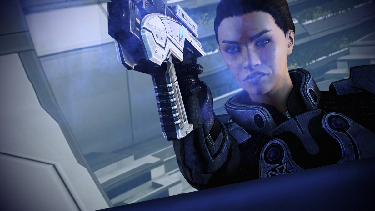 threeblack_cats's tweet image. Shepherd and Kai Leng during Cerberus Coup 
#MassEffect3 #MassEffectLegendaryEdition #CommanderShepherd #KaiLeng