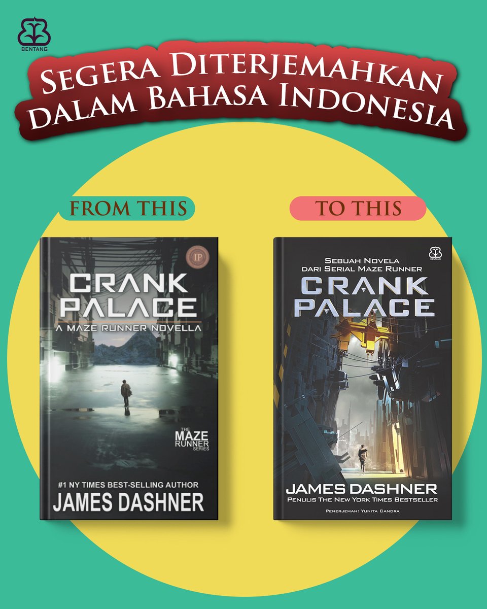 bentangpustaka's tweet image. Buku Crank Palace adalah spin off maze runner yang menceritakan kisah Newt..

Buku ini akan diterjemahkan ke dalam bahasa indonesia loh🥳.. Nantikan Info selanjutnyaa yaa🙌🏻

#BentangPustaka #CrankPalace #Jamesdashner #NovelTerjemahan